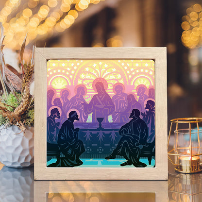 Eucharist – 3D Lightbox SVG File for Cricut & Silhouette