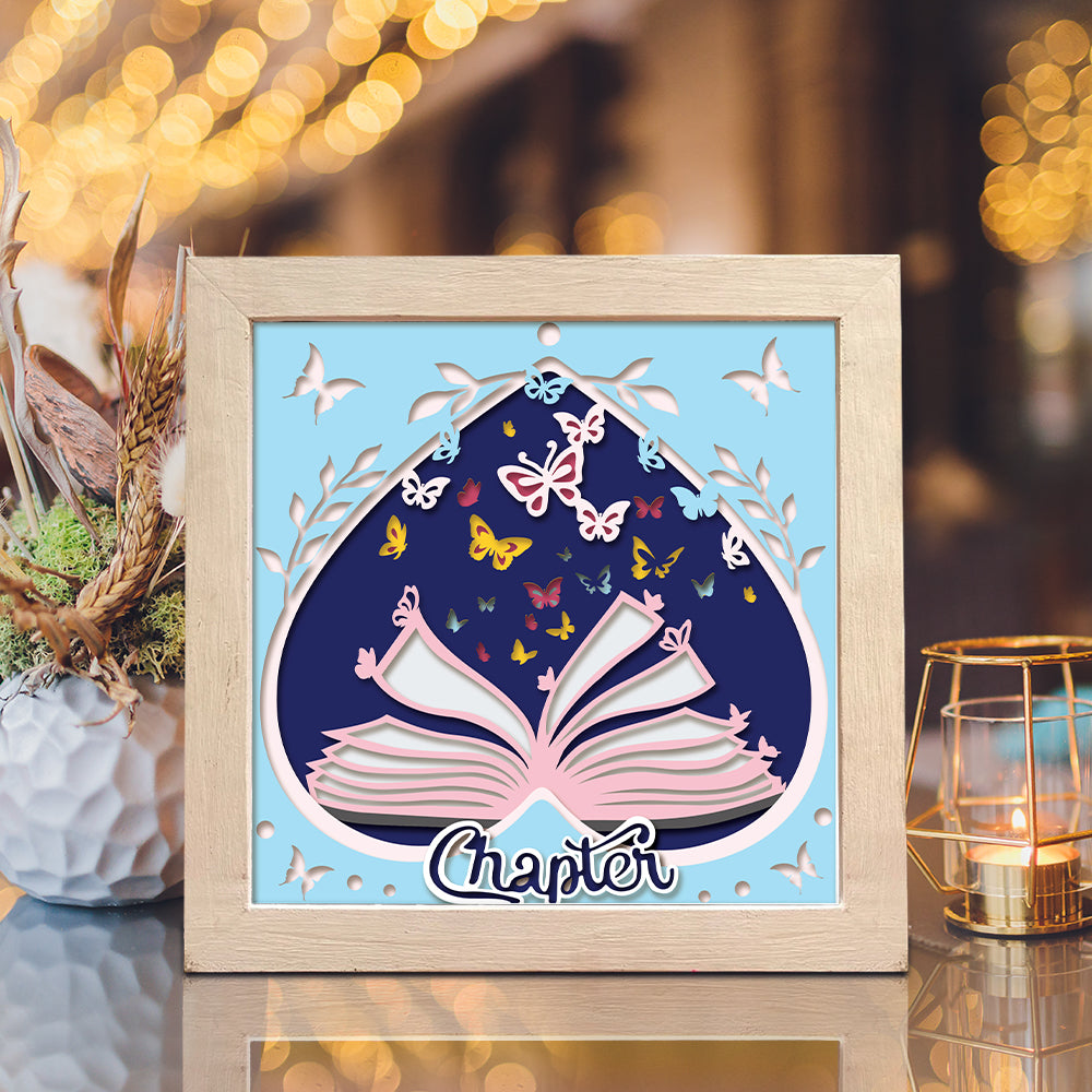Chapter 1 – 3D Lightbox SVG File for Cricut & Silhouette