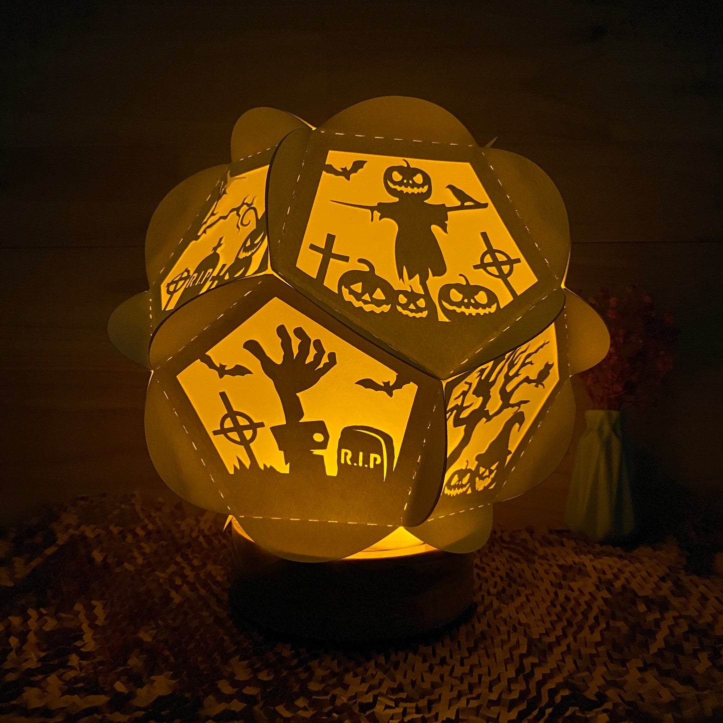 Halloween – 3D Lantern SVG File for Cricut & Silhouette