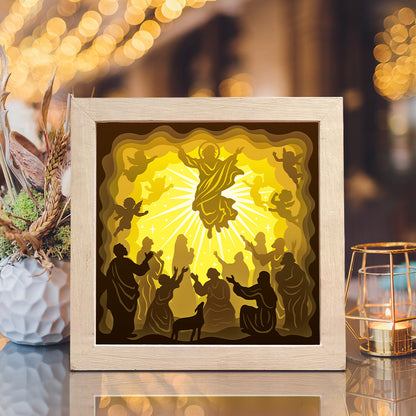 Jesus 8 – 3D Lightbox SVG File for Cricut & Silhouette