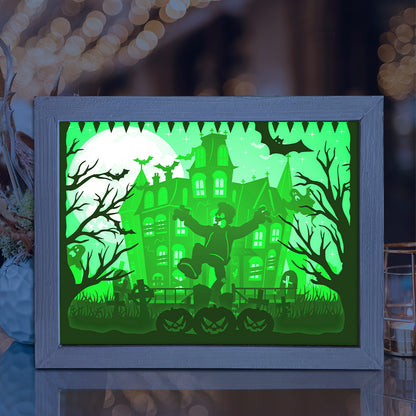 Halloween 9 – 3D Lightbox SVG File for Cricut & Silhouette