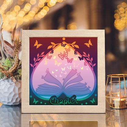 Chapter 1 – 3D Lightbox SVG File for Cricut & Silhouette
