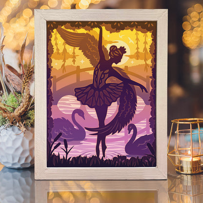Ballet 2 – 3D Lightbox SVG File for Cricut & Silhouette