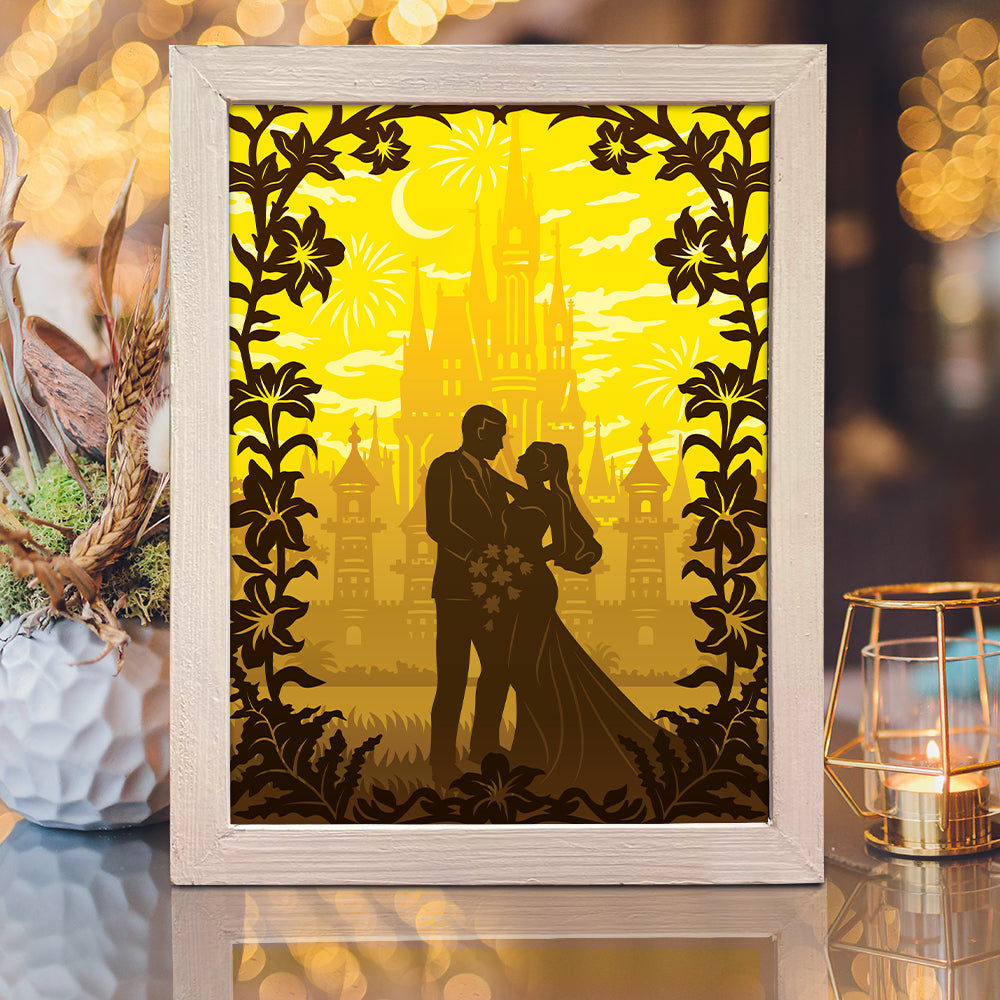 Wedding 3 - 3D Special Occasions Papercut Lightbox File - Cricut File - VEKTOR KRAFT