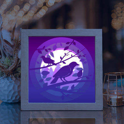 Bird 1 – 3D Lightbox SVG File for Cricut & Silhouette