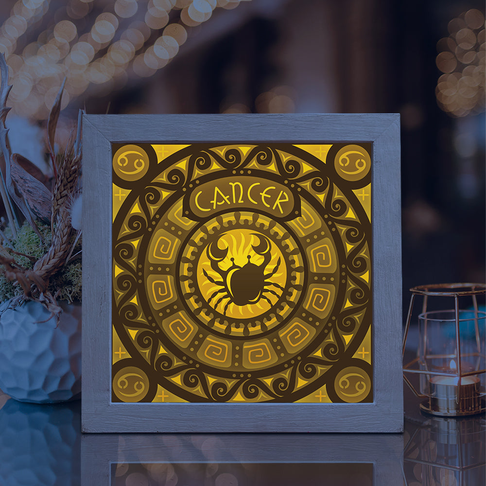 Cancer – 3D Lightbox SVG File for Cricut & Silhouette
