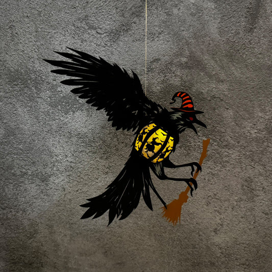 Raven - 3D Animal Lantern File  - Cricut File  - VEKTOR KRAFT