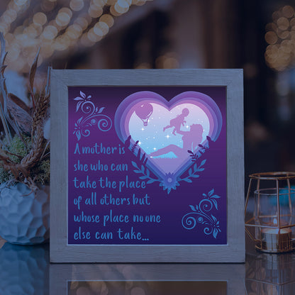 Happy Mother's Day 1 Square - 3D Mother Lightbox File - Cricut File - VEKTOR KRAFT