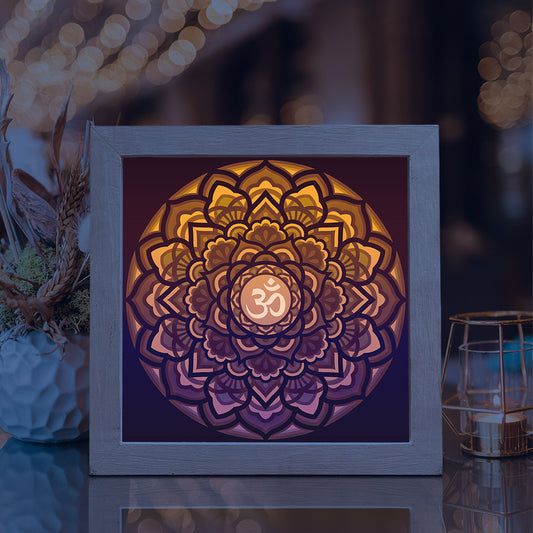 Mandala 2 – 3D Lightbox SVG File for Cricut & Silhouette