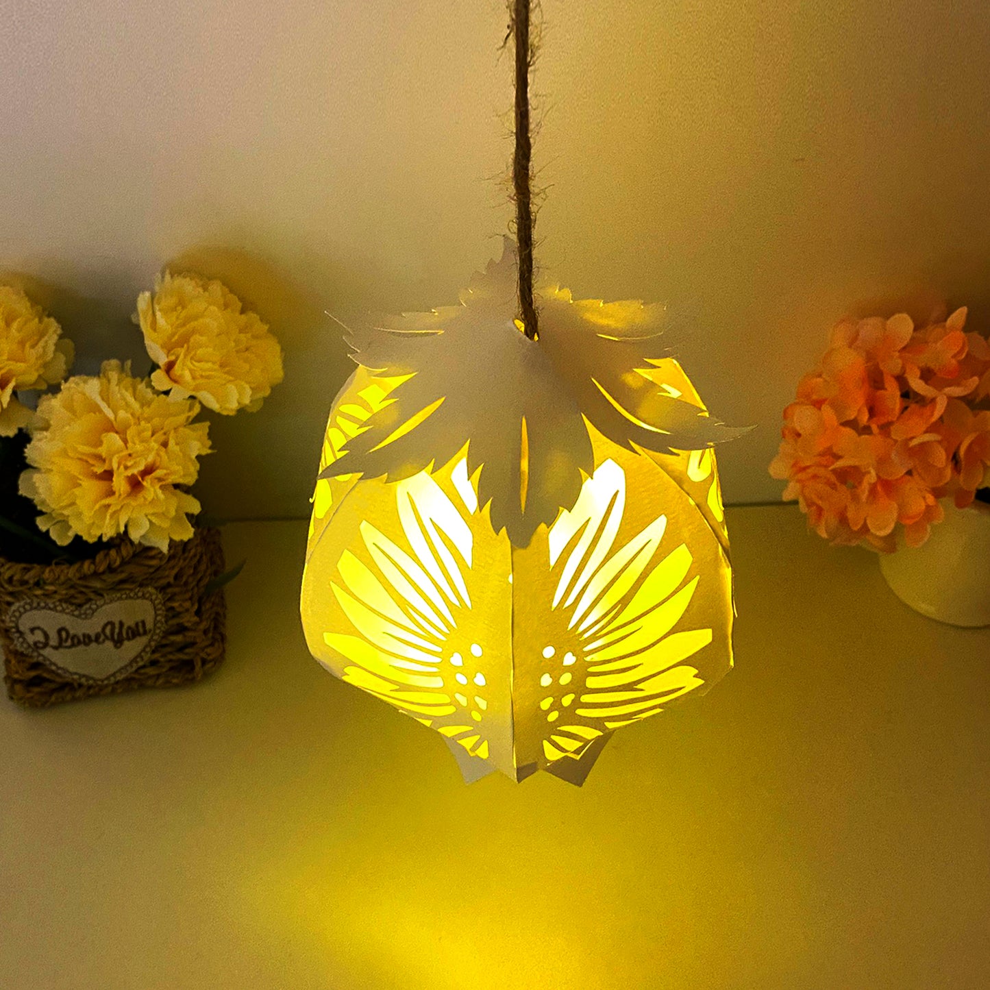 Mom - 3D Bell Flower Lantern File - Cricut File  - VEKTOR KRAFT