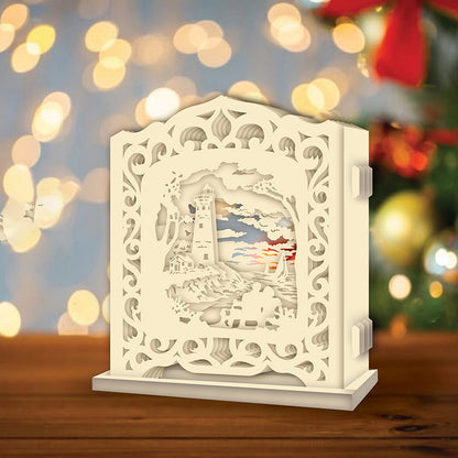 Lighthouse – 3D Pop-Up Card SVG File for Cricut & Silhouette