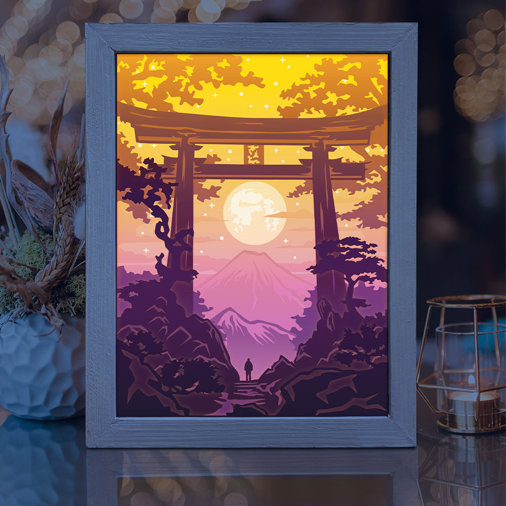 Moonlight – 3D Lightbox SVG File for Cricut & Silhouette