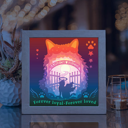 Cat Memorial – 3D Lightbox SVG File for Cricut & Silhouette