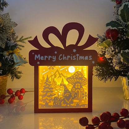 Xmas Gnome – 3D Box SVG File for Cricut & Silhouette