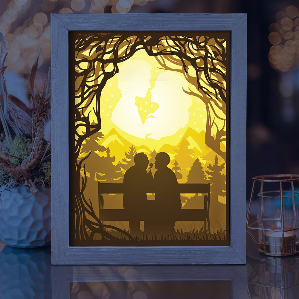 Love 15 – 3D Lightbox SVG File for Cricut & Silhouette