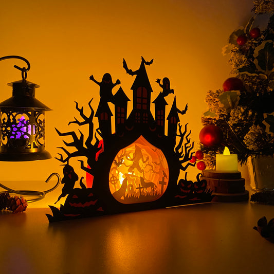 Werewolf – 3D Haunted Castle Box  File - Cricut File - VEKTOR KRAFT