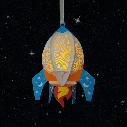 Rocket – 3D Lantern SVG File for Cricut & Silhouette