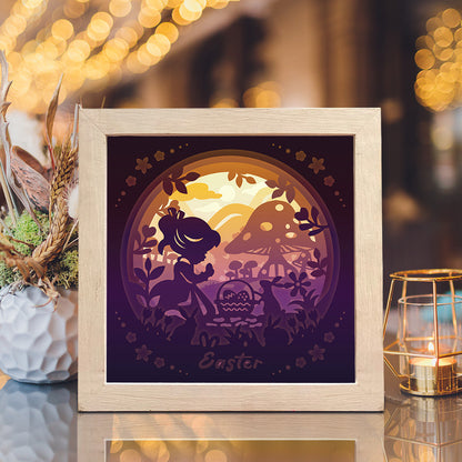 Easter 8 – 3D Lightbox SVG File for Cricut & Silhouette
