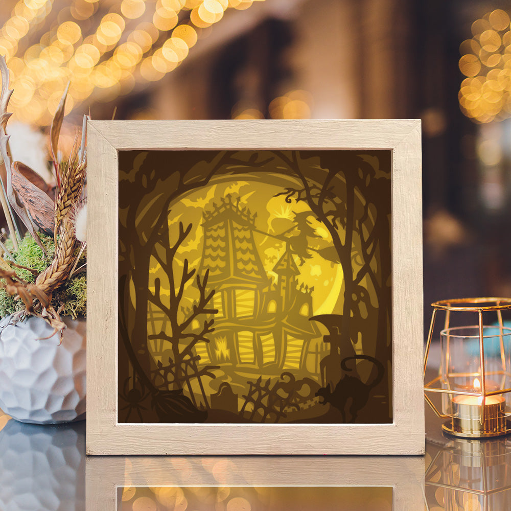 Halloween 17 – 3D Lightbox SVG File for Cricut & Silhouette