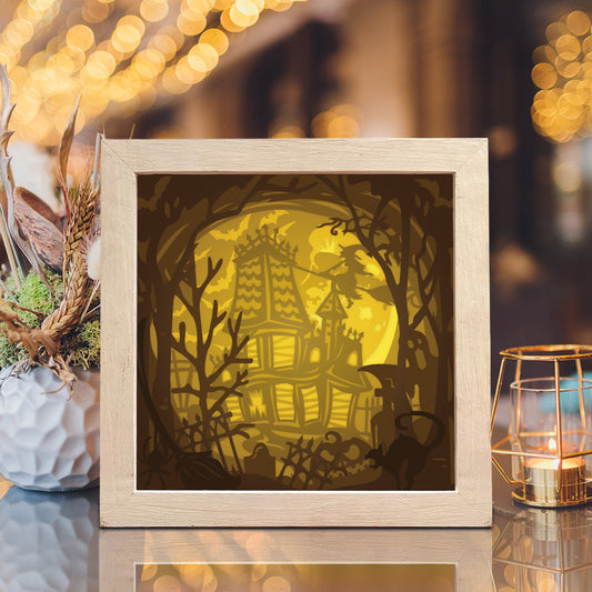 Halloween 17 - 3D Halloween Papercut Lightbox File - Cricut File - VEKTOR KRAFT
