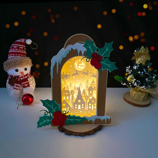 Christmas – 3D Box SVG File for Cricut & Silhouette