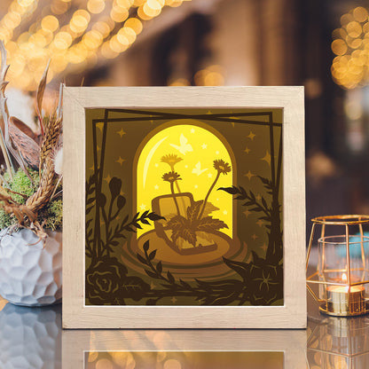 Butterfly Jar – 3D Lightbox SVG File for Cricut & Silhouette