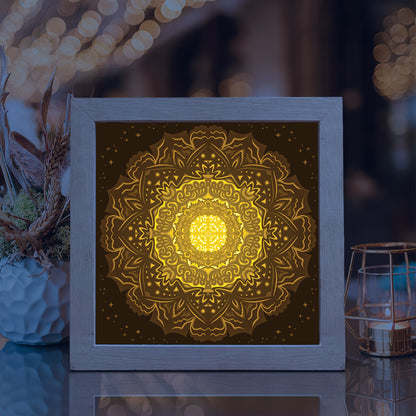 Mandala 3 – 3D Lightbox SVG File for Cricut & Silhouette