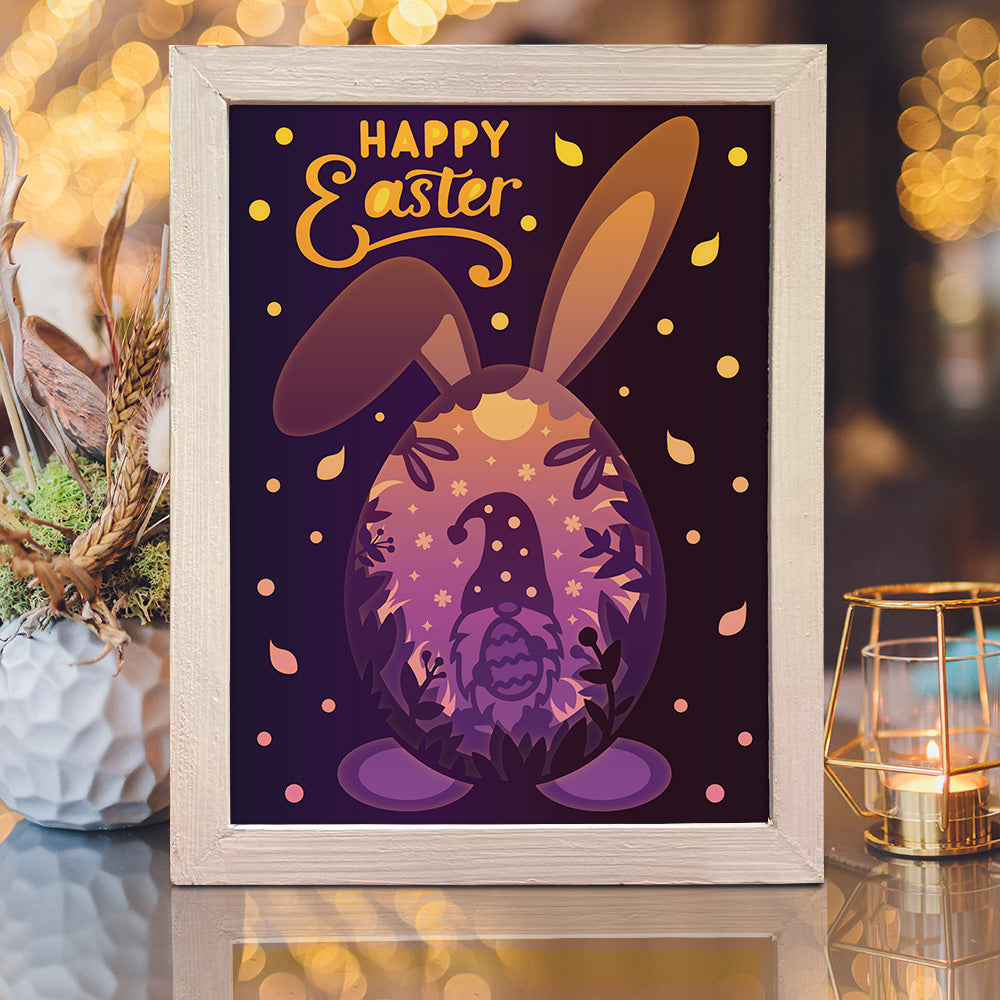 Easter 5 – 3D Lightbox SVG File for Cricut & Silhouette
