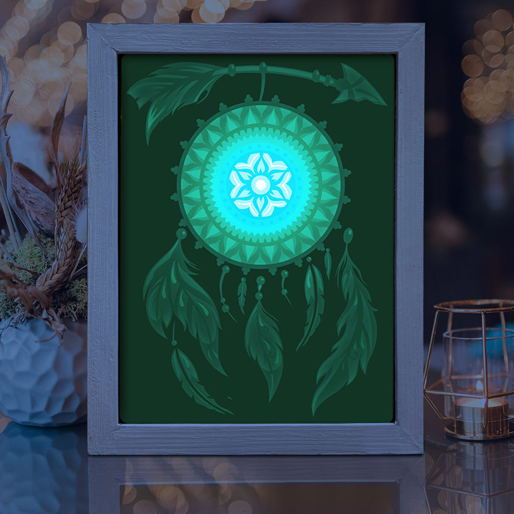 Dreamcatcher – 3D Lightbox SVG File for Cricut & Silhouette