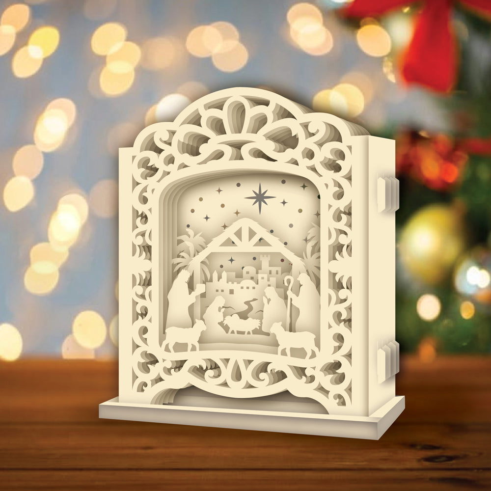 Christmas 2 – 3D Pop-Up Card SVG File for Cricut & Silhouette