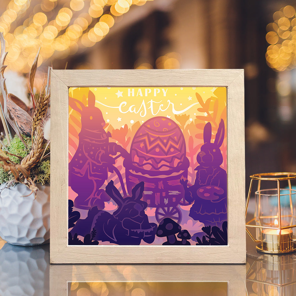 Easter 6 – 3D Lightbox SVG File for Cricut & Silhouette