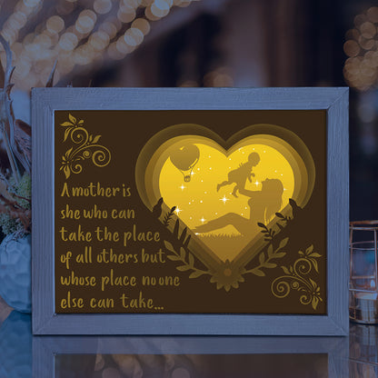 Happy Mother's Day 1 – 3D Lightbox SVG File for Cricut & Silhouette