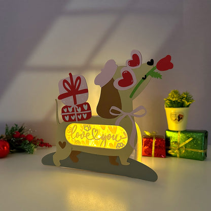 Dog – 3D Box SVG File for Cricut & Silhouette