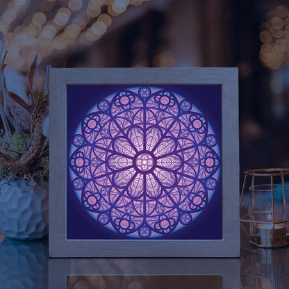 Mandala 1 – 3D Lightbox SVG File for Cricut & Silhouette