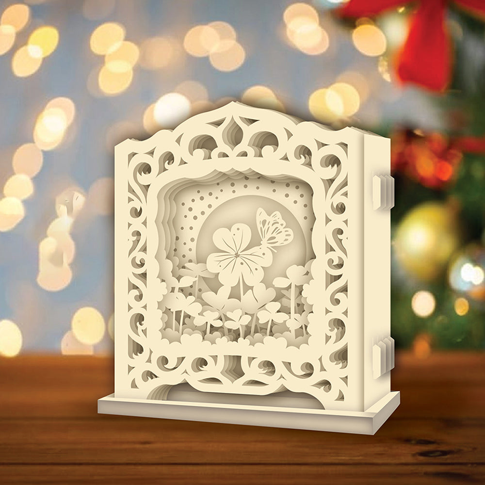 Clover – 3D Pop-Up Card SVG File for Cricut & Silhouette