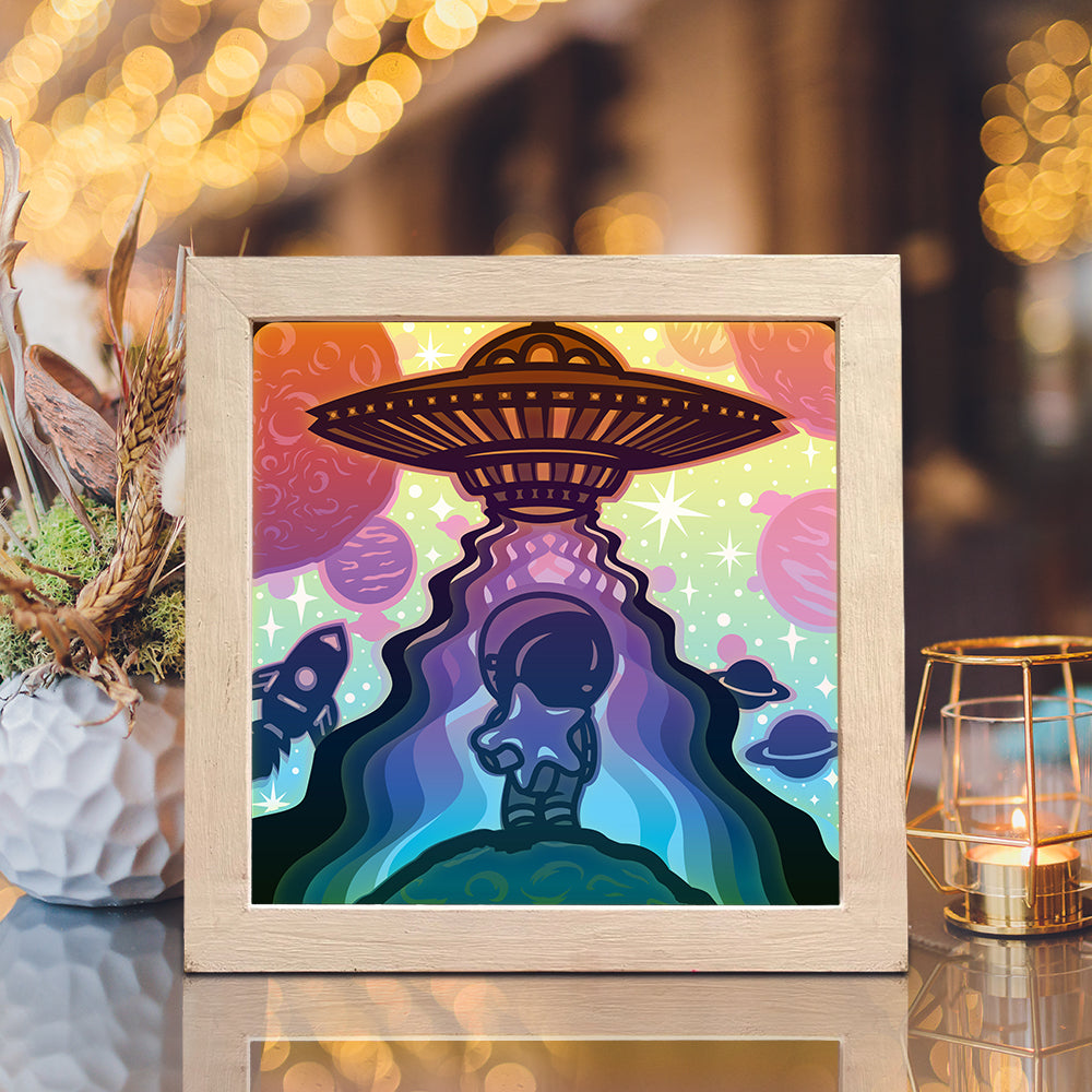 Universe – 3D Lightbox SVG File for Cricut & Silhouette