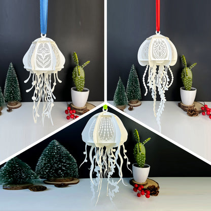 Pack 3 Jellyfish - 3D Animal Lantern File  - Cricut File  - VEKTOR KRAFT