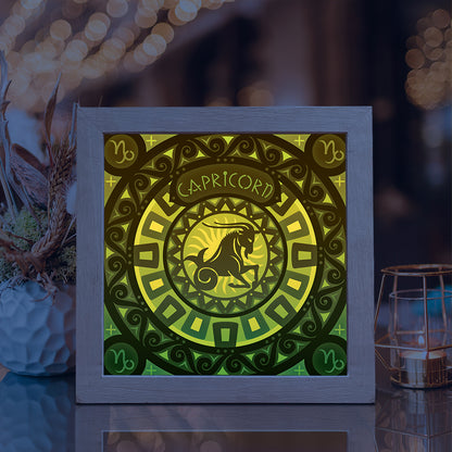 Capricorn – 3D Lightbox SVG File for Cricut & Silhouette