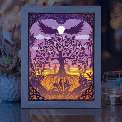 Tree of Life – 3D Lightbox SVG File for Cricut & Silhouette