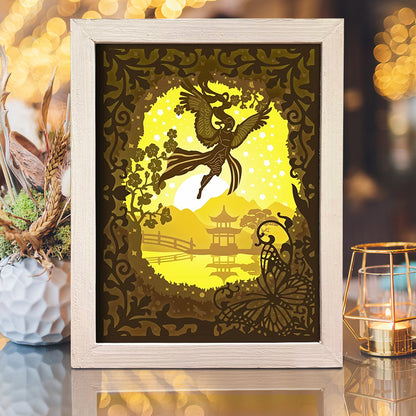 Angel 1 – 3D Lightbox SVG File for Cricut & Silhouette