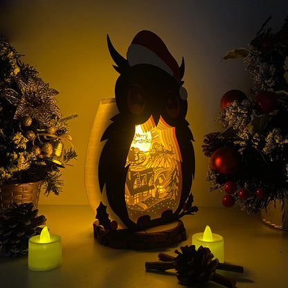 Christmas Village – 3D Box SVG File for Cricut & Silhouette