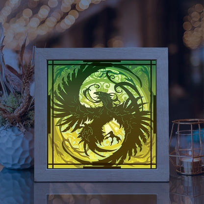 Phoenix – 3D Lightbox SVG File for Cricut & Silhouette