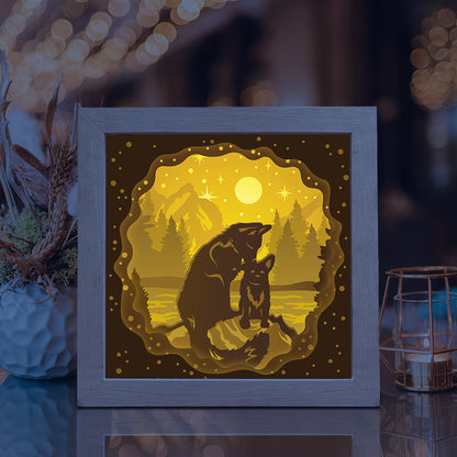 Fox 2 – 3D Lightbox SVG File for Cricut & Silhouette