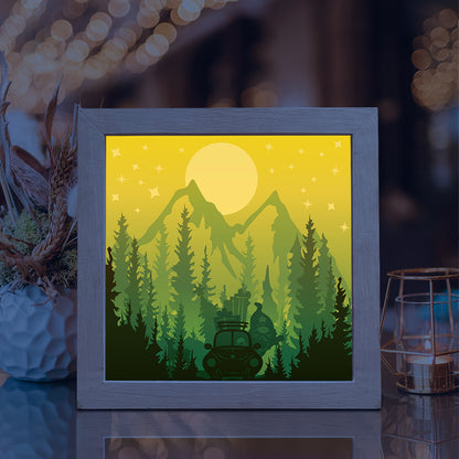 Christmas Gnome 2 – 3D Lightbox SVG File for Cricut & Silhouette