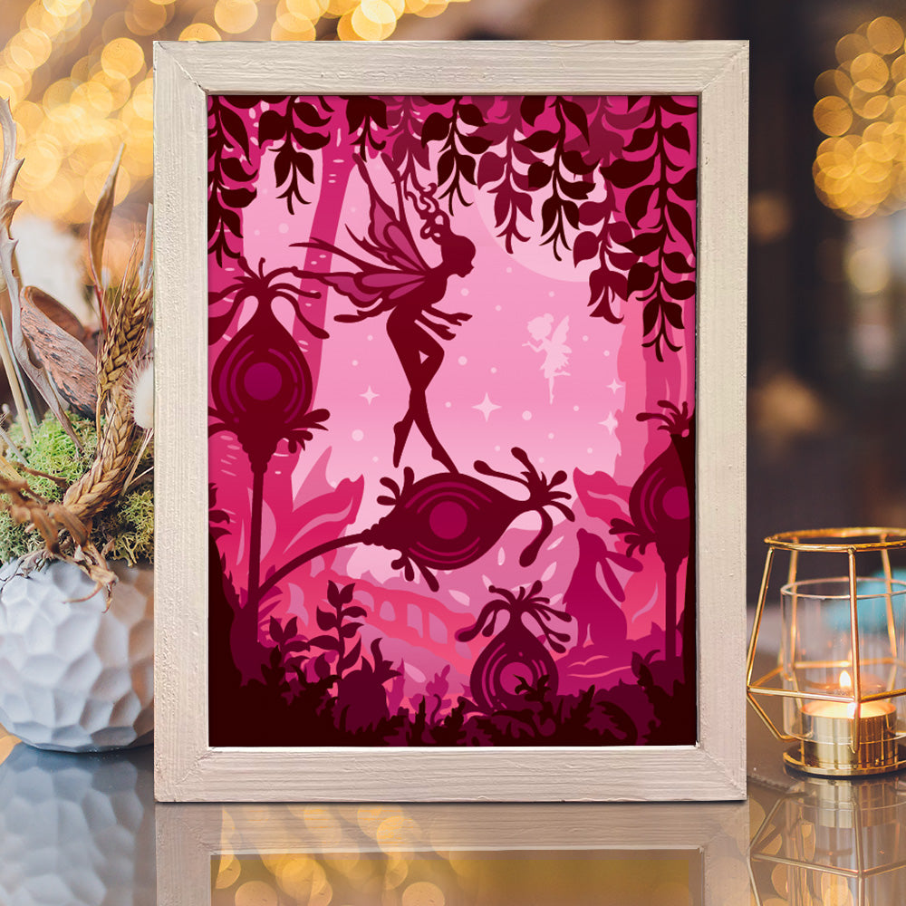 Fairy 3 – 3D Lightbox SVG File for Cricut & Silhouette