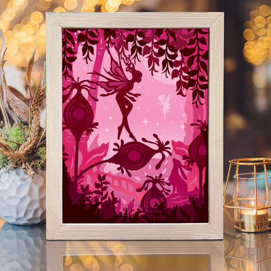 Fairy 3 – 3D Lightbox SVG File for Cricut & Silhouette