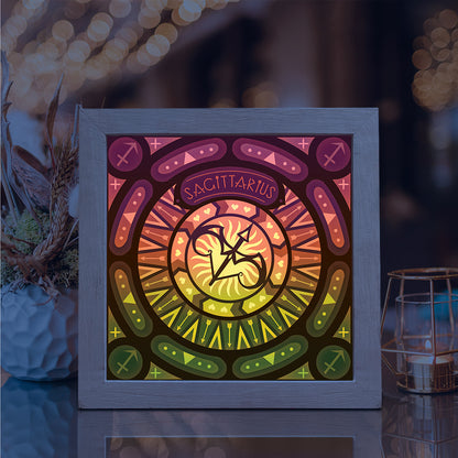 Sagittarius – 3D Lightbox SVG File for Cricut & Silhouette