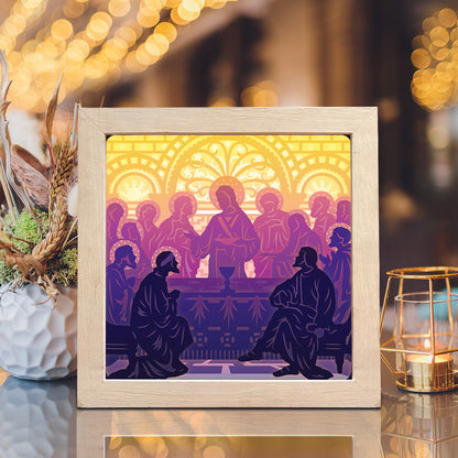 Eucharist – 3D Lightbox SVG File for Cricut & Silhouette
