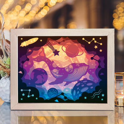 Whale 3 – 3D Lightbox SVG File for Cricut & Silhouette