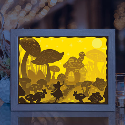 Mushroom – 3D Lightbox SVG File for Cricut & Silhouette
